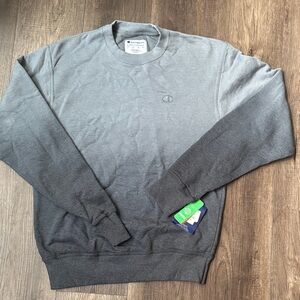 Champion Men's Gradient Gray Crewneck Sweater